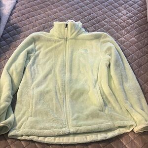 Women's North Face Mint Green Fleece Jacket